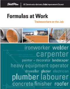Formulas at Work - Tradesworkers on the Job